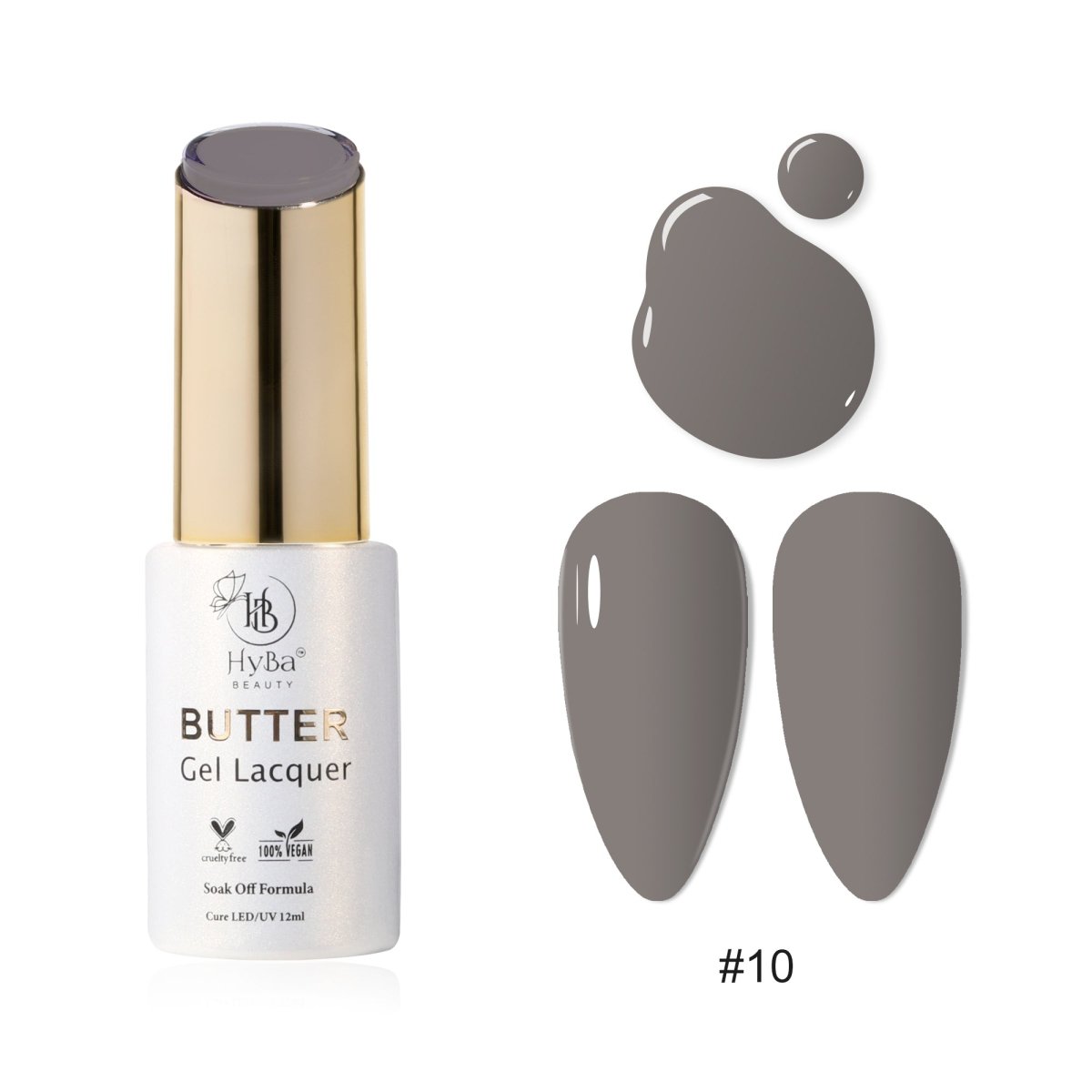 BUTTER Gel Polish SERIES 1 (Colors 001 - 010) - HYBA BEAUTY
